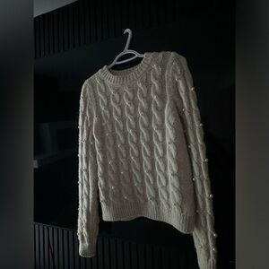 Mango Pearl Knit Sweater